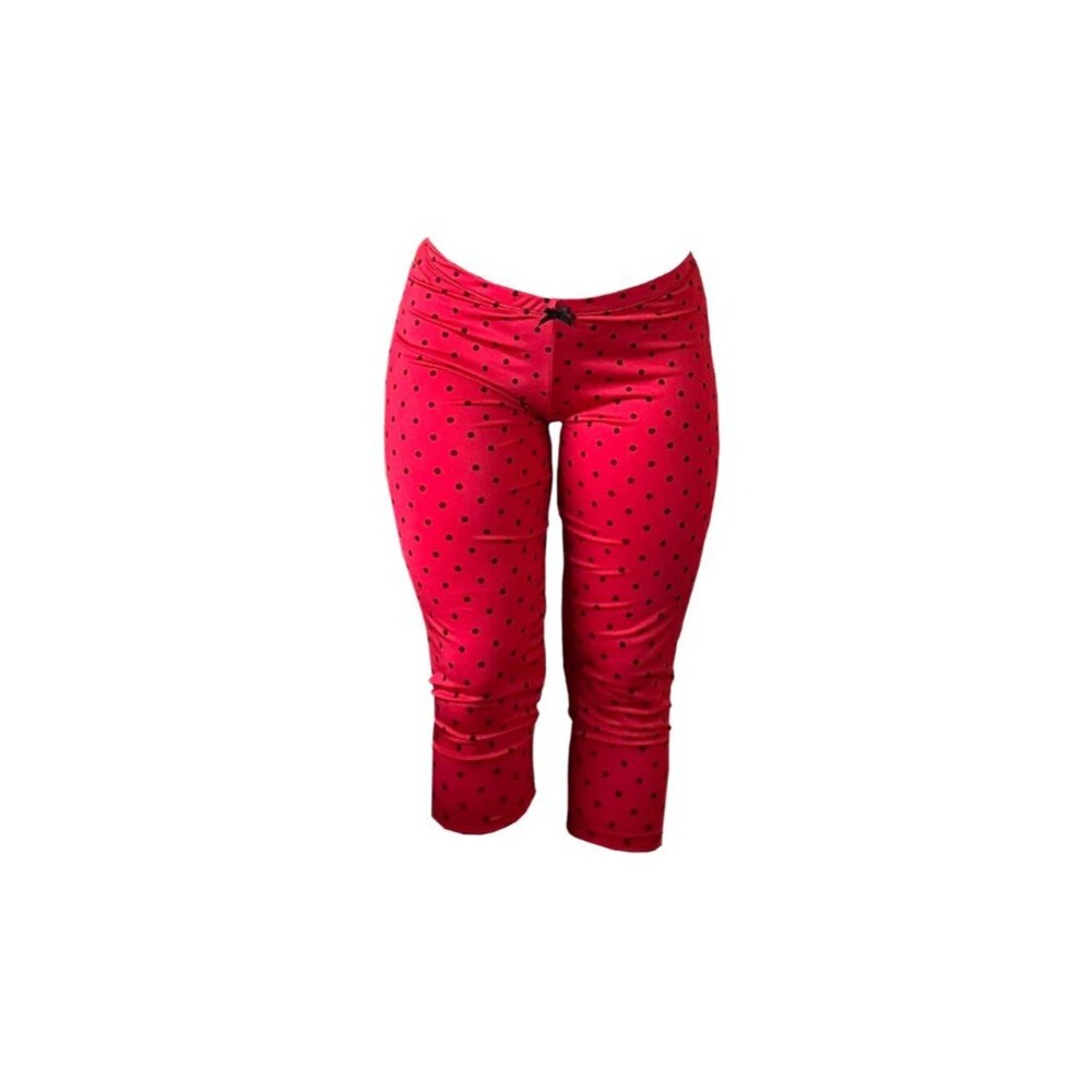 NWT Shannoony Ladybug Polka Dot Capris Red and Black Size XS